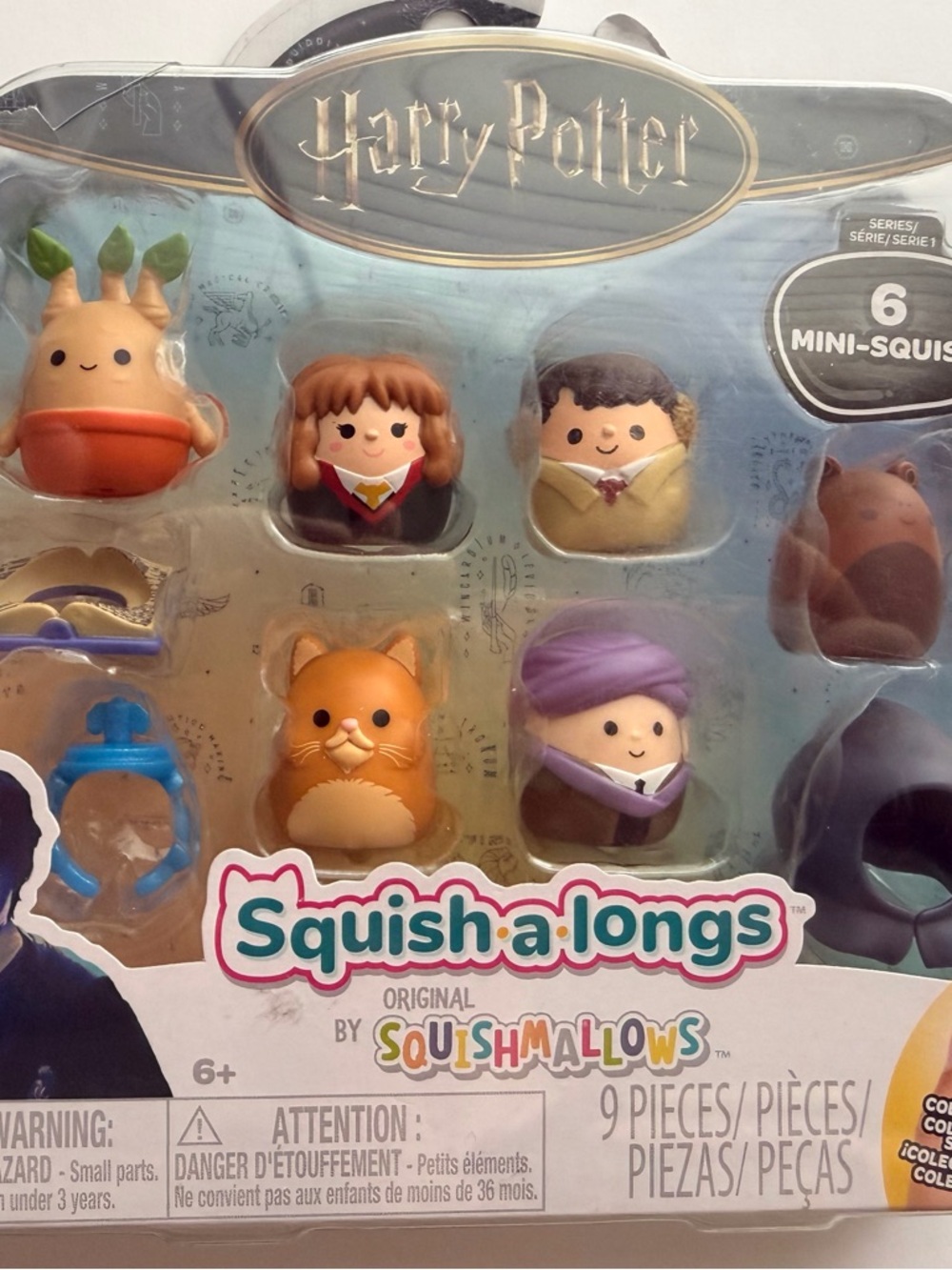 Harry Potter Squish-a-longs Mini Squishmallows 6-Piece Set - Multicolor